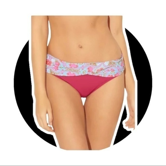 Bleu Rod Beattie Sarong Swim Hipster Bottoms - Picture 2 of 4